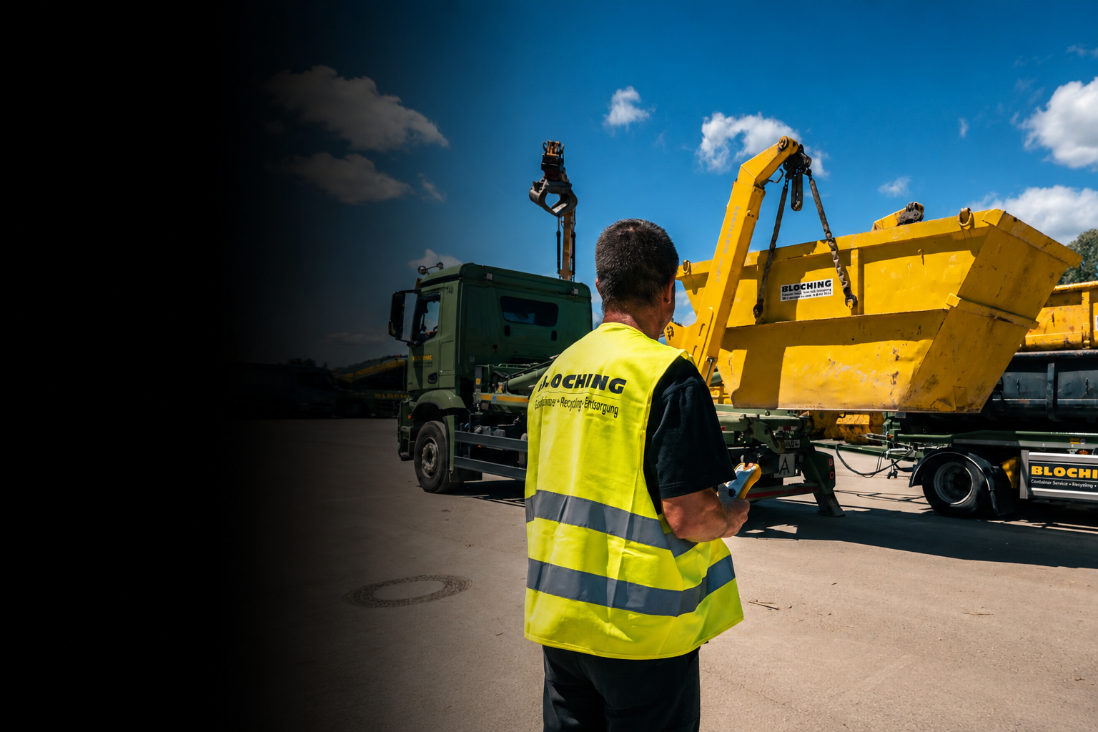 Headerbild - Dienstleistungen - Entsorgung, Recycling, Containerdienst