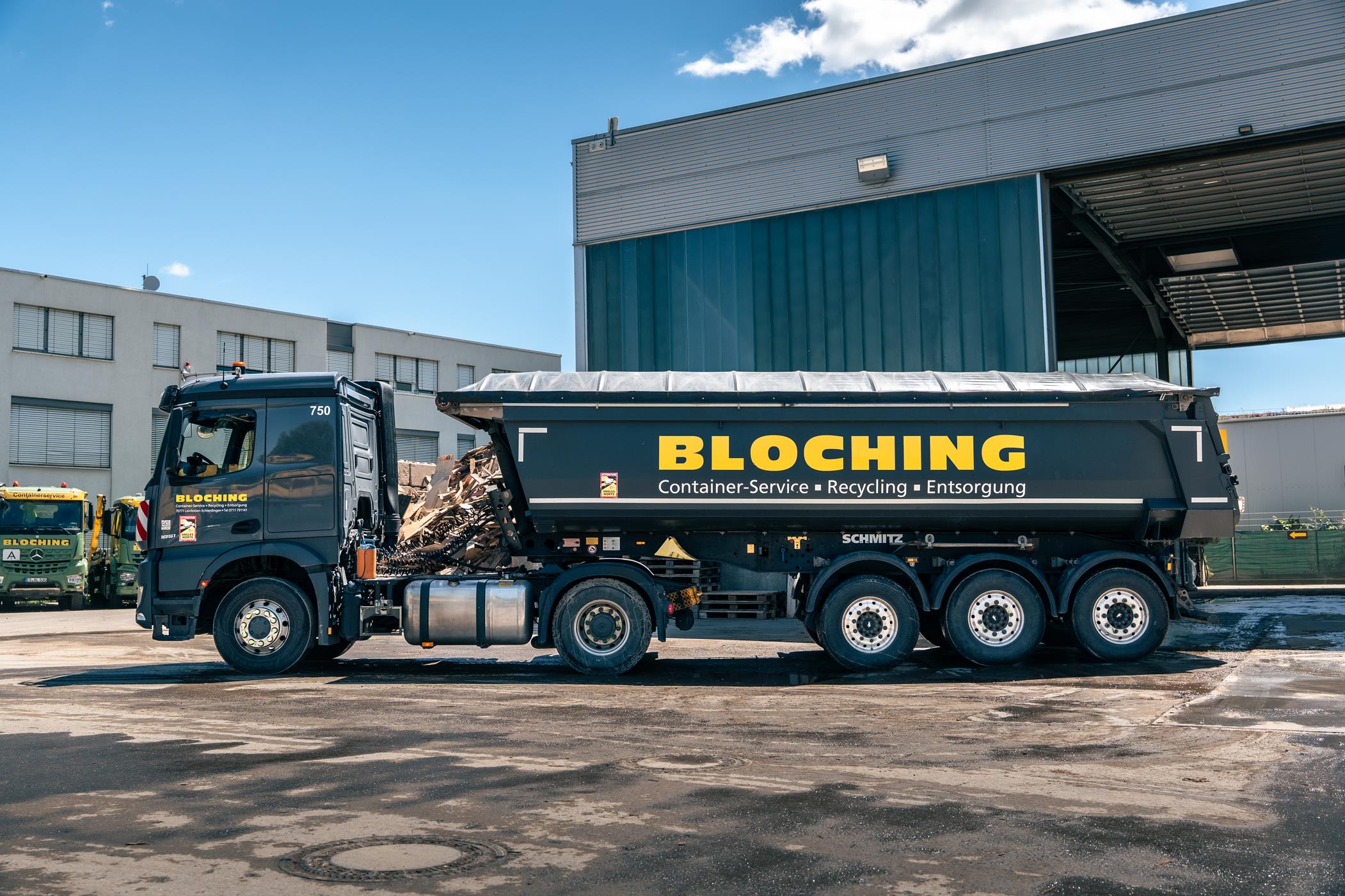 Sattelzug für Materialtransporte