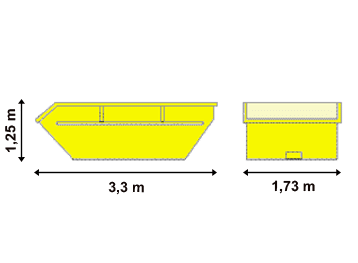 Absetzcontainer offen - 5 Kubik